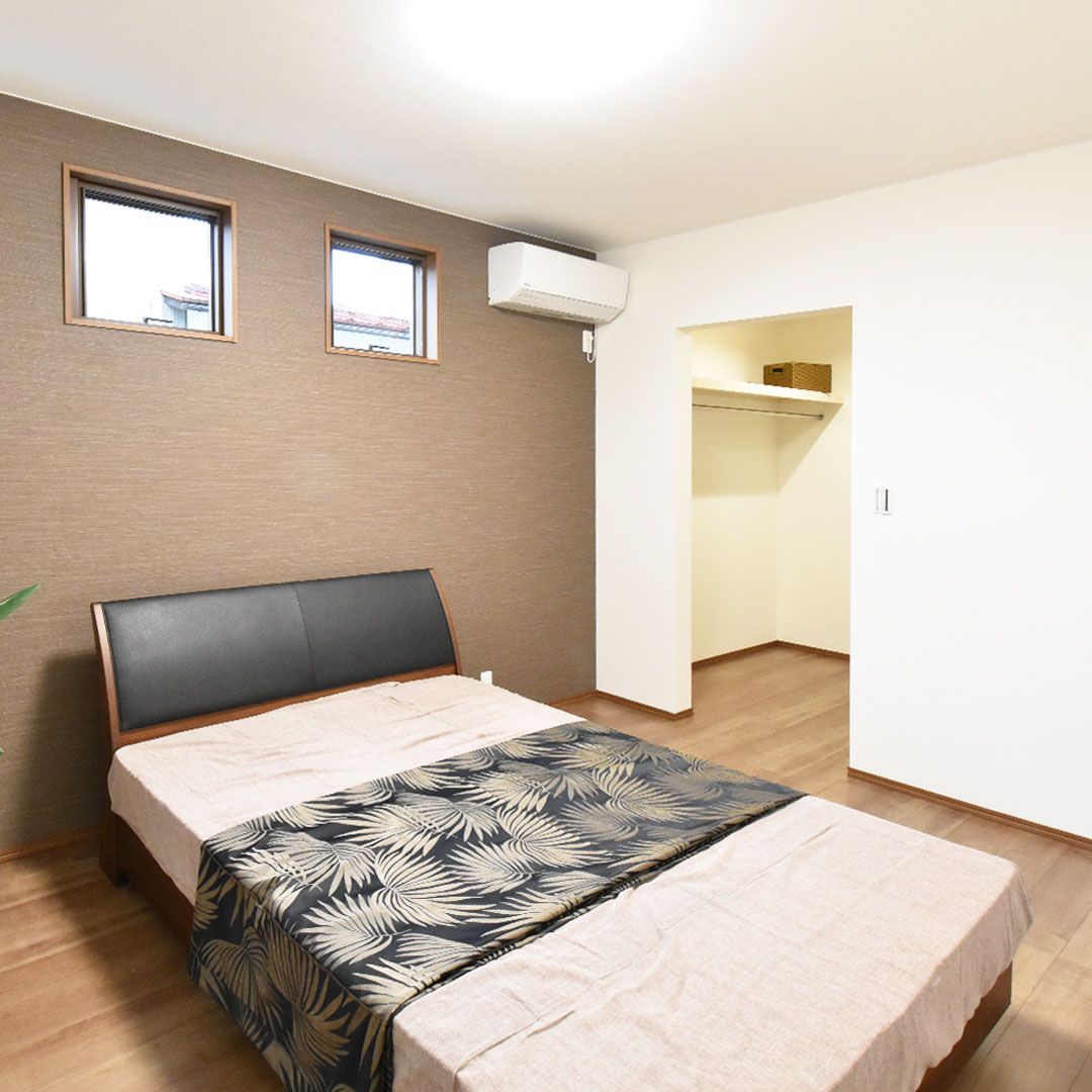 1階寝室で平屋スタイルの暮らしを|施工実例|ウッドライフホーム