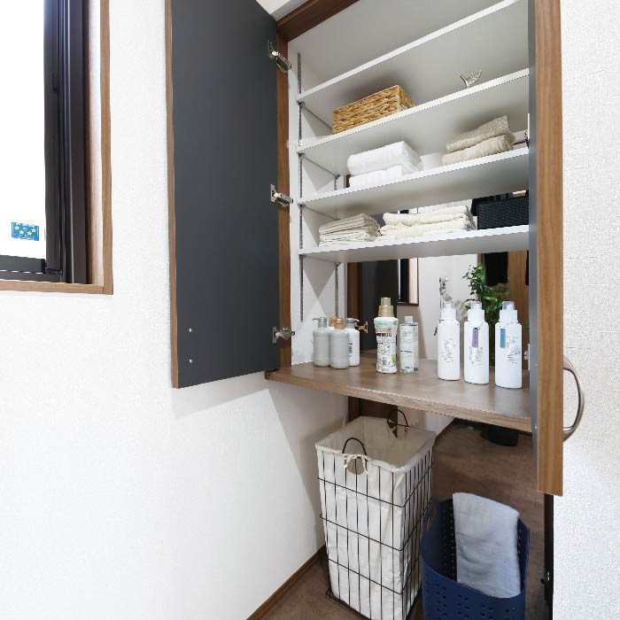 使いやすい両面収納