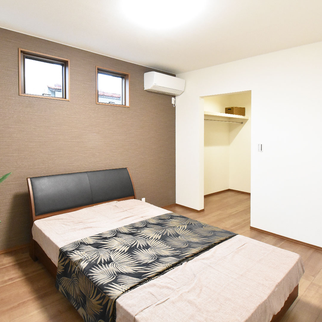 1階寝室で平屋スタイルの暮らしを｜施工実例｜ウッドライフホーム